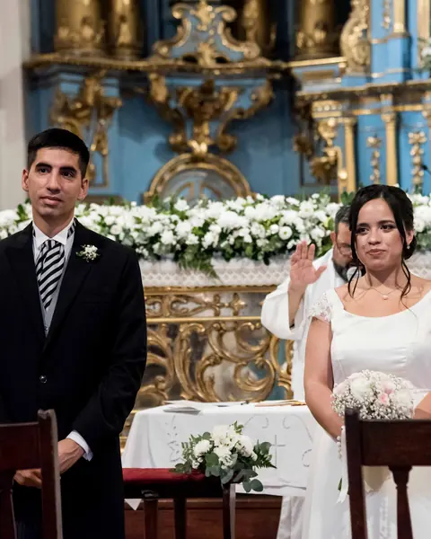 Boda en iglesia, ceremonia: foto 9 de 10