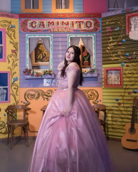Book de 15 en set, soñar despierta con el vestido de la fiesta: foto 2 de 14
