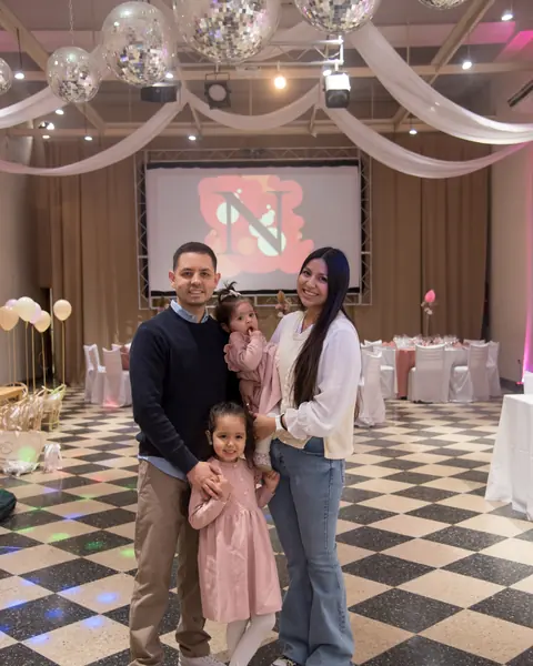 Cumpleaños infantil, un primer añito en rosa: foto 4 de 9