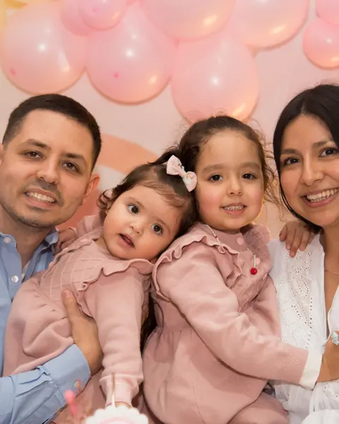 Cumpleaños infantil, un primer añito en rosa: foto 9 de 9